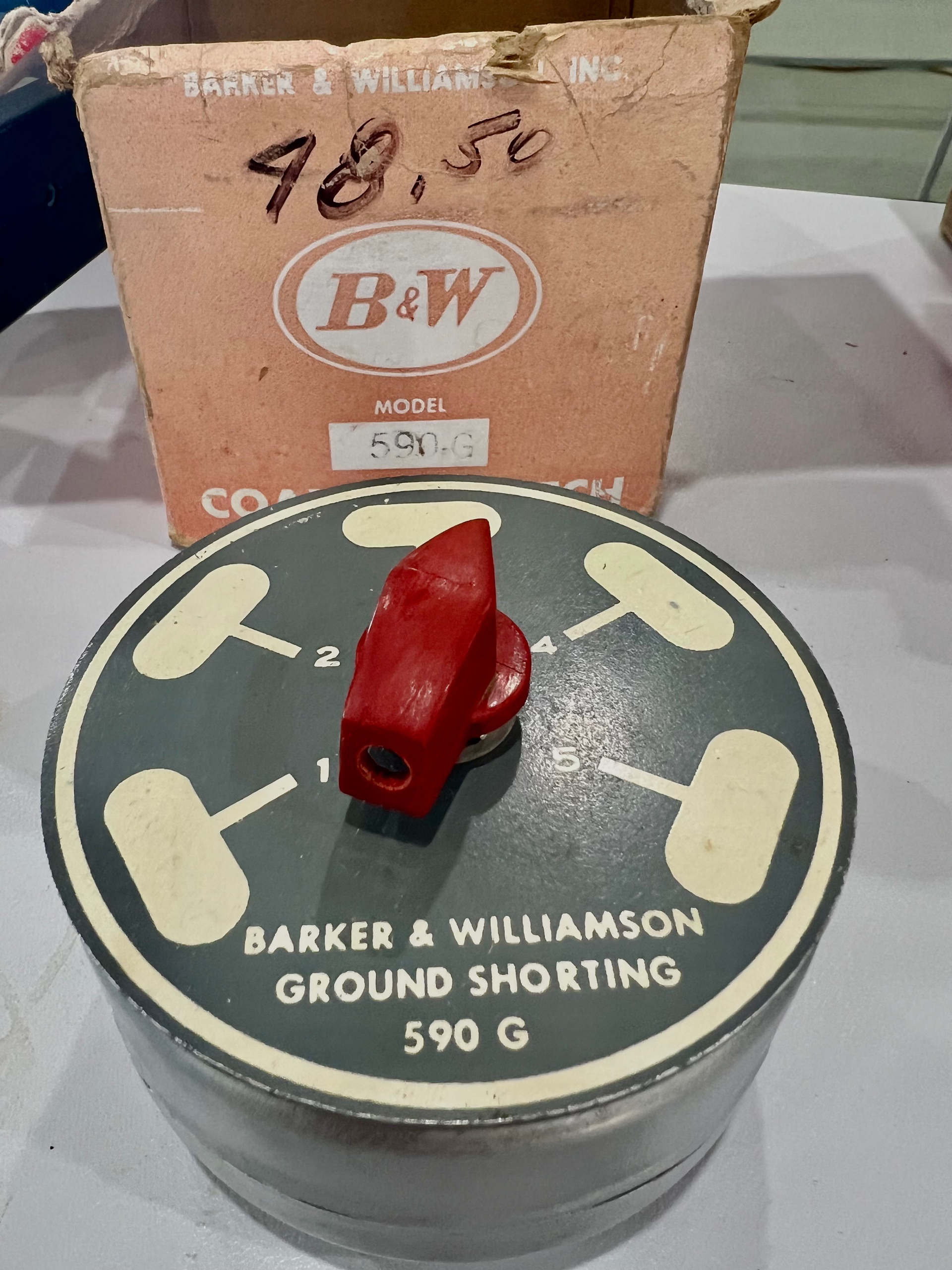 Braker & Williamson 590G Coax Switch